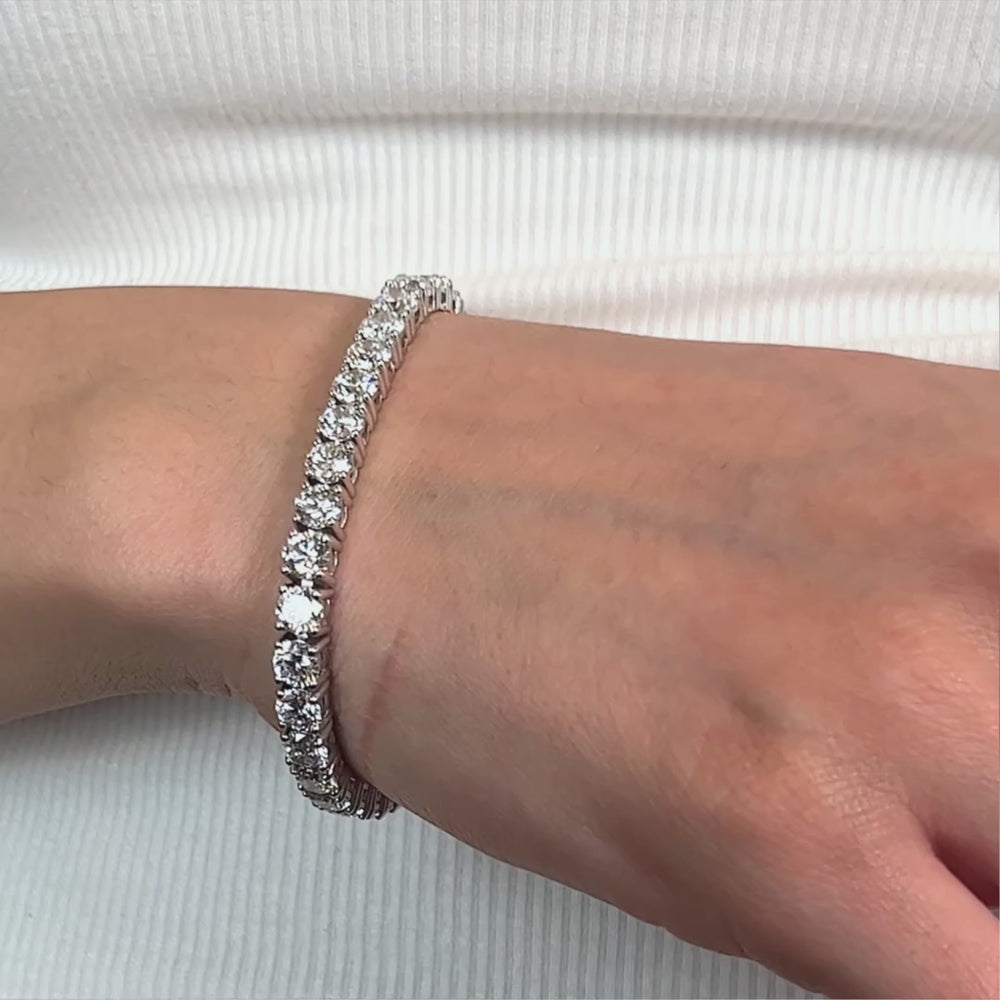20 Carat Diamond Tennis Bracelet.