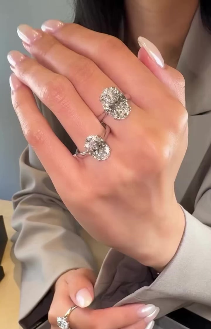3ct vs 5ct Oval Diamond