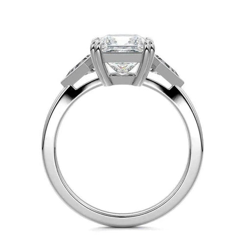 Joanna - Princess Three Stone Lab Grown Diamond Engagement Ring Raphana Jewellery