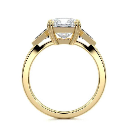 Joanna - Princess Three Stone Lab Grown Diamond Engagement Ring Raphana Jewellery