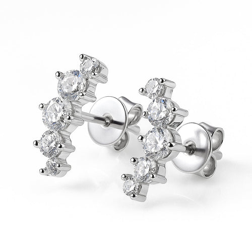 Missy Moissanite Earrings by Nura Lab