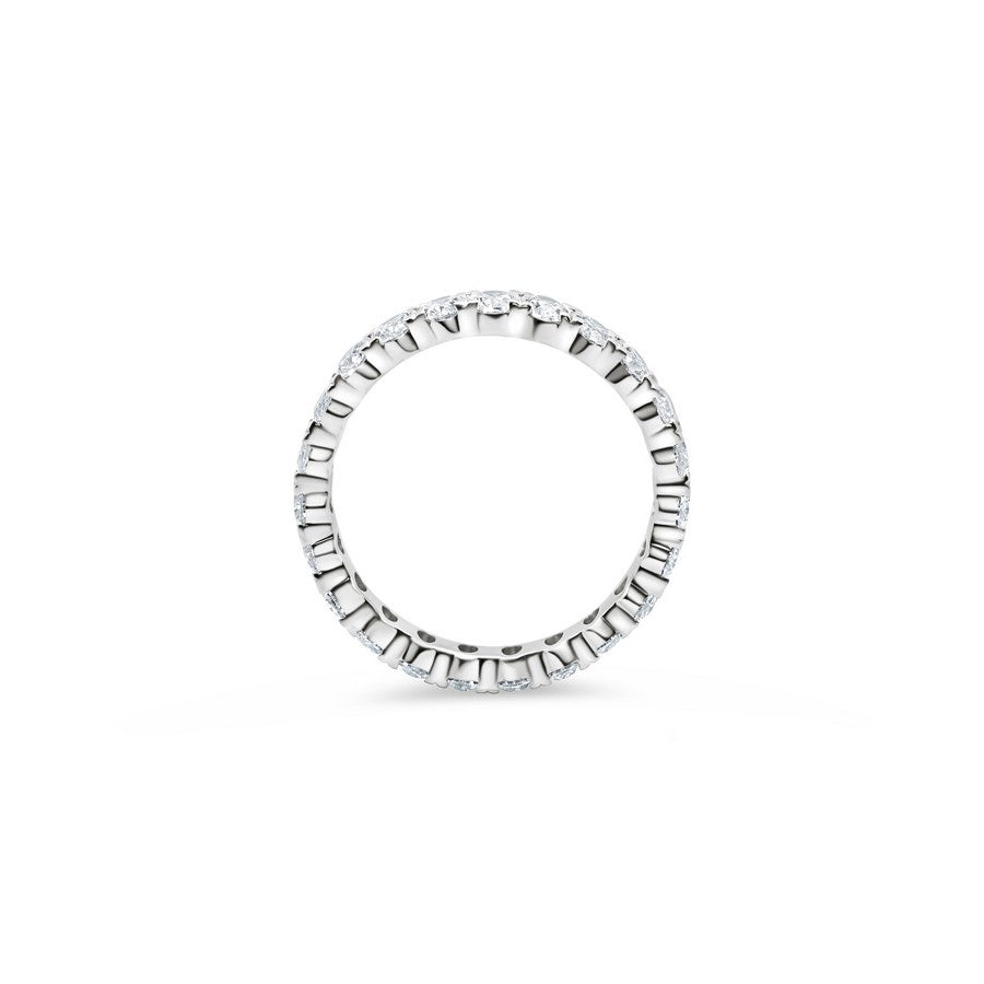 2 Carat Oval Eternity Anniversary Band