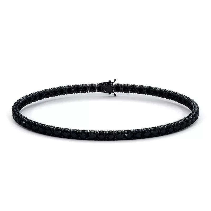 Tennis Bracelet - Black Diamond - Raphana Jewellery