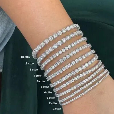 2 Carat Diamond Tennis Bracelet Lab Diamond 14K Nura Lab