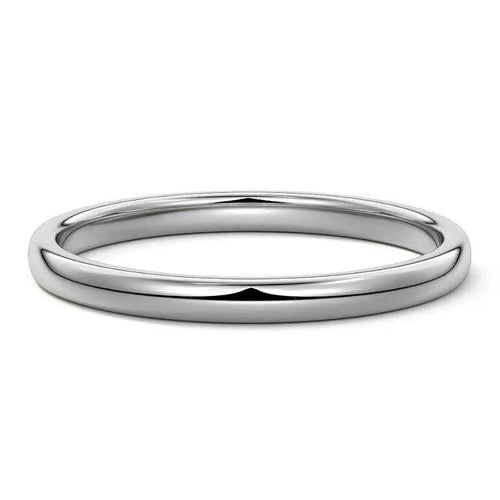 Eufy - Classic Plain Band - Yellow, Rose, White Gold & Platinum Raphana Jewellery