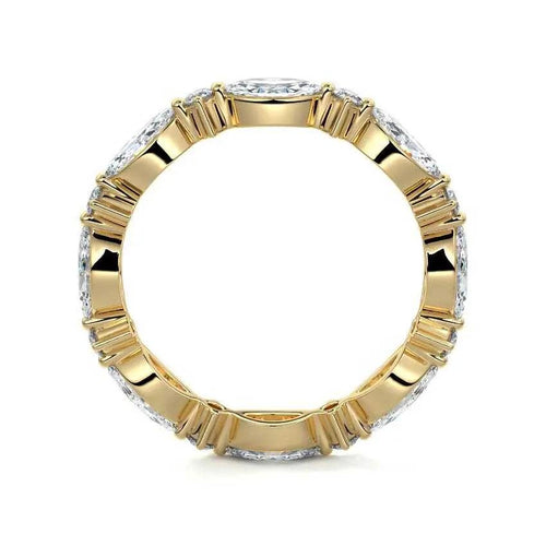 Eloise - Eternity Wedding Band Marquise Cut Raphana Jewellery