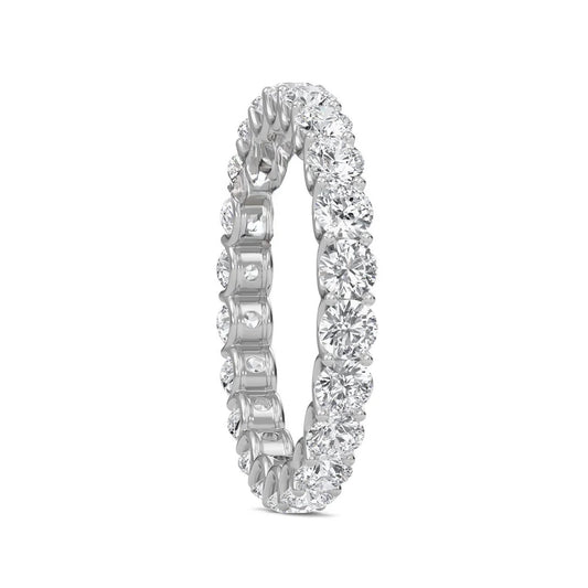 Nura Lab 2 Carat Diamond Eternity Ring in 14K White Gold