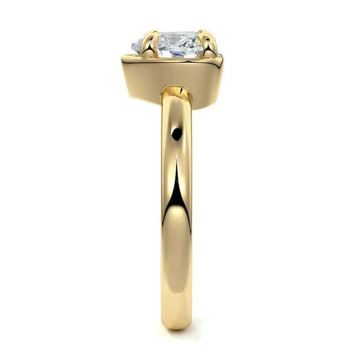 Shayenne - Heart Shape Bezel Lab Grown Diamond Engagement Ring Raphana Jewellery